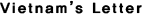Vietnam's Letter